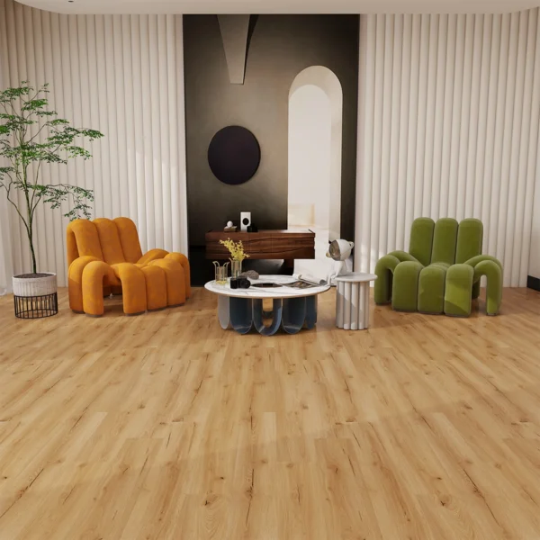SPC Plank Honey Oak 676 в интериор Honey Oak PL 676 в интериор