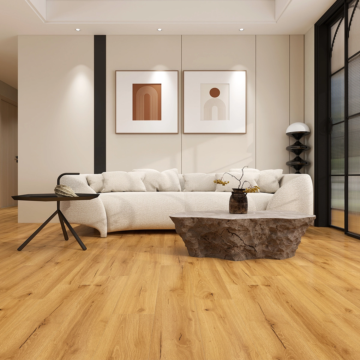 SPC Plank Natural Oak 666 в интериор